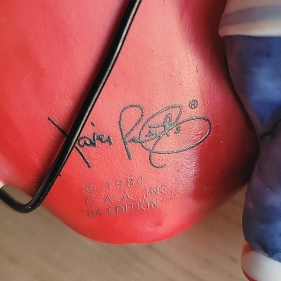 1984 Cabbage Patch Call Me Valentine Figurine Signed - Picture 4 of 4